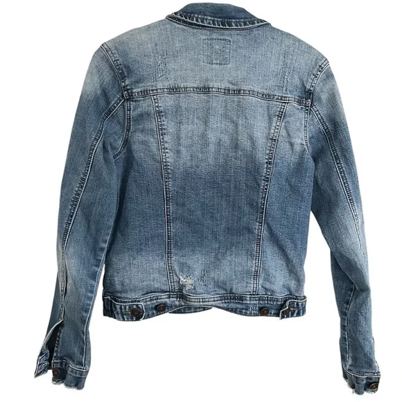 Distressed Denim Jacket - Picture 3 of 7